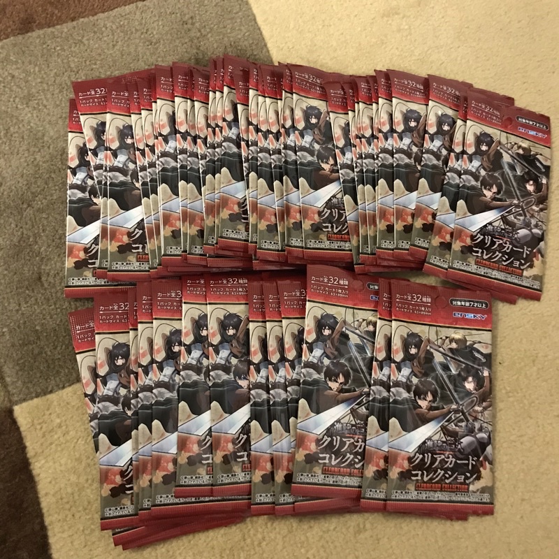 Pack random thẻ nhân phẩm Attack On Titan