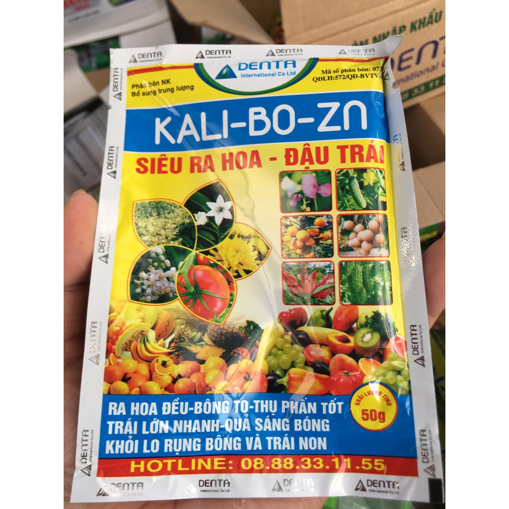 Siêu Kali Kali-Bo-Zn siêu ra hoa đậu quả, chống rụng hoa, trái non