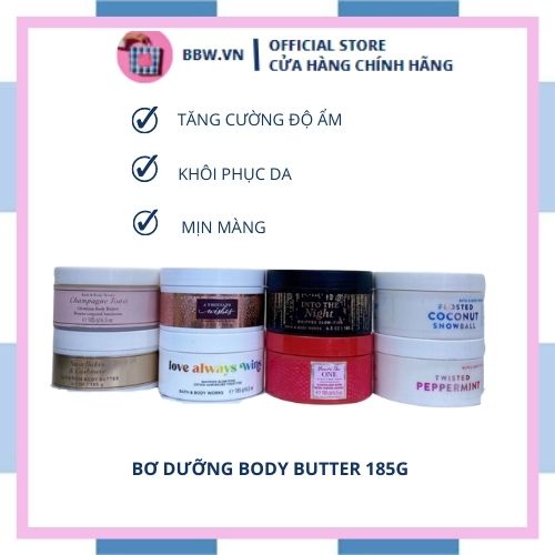 Bơ Dưỡng Cơ Thể , Kem dưỡng da tòa thân Bath and Body Works