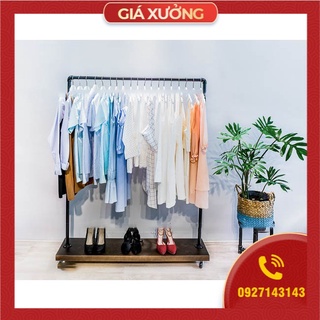 Kệ ống nước kim giá treo đồ 20x100x120cm, chất liệu ống nước trang trí nhà, quán cafe đẹp độc lạ