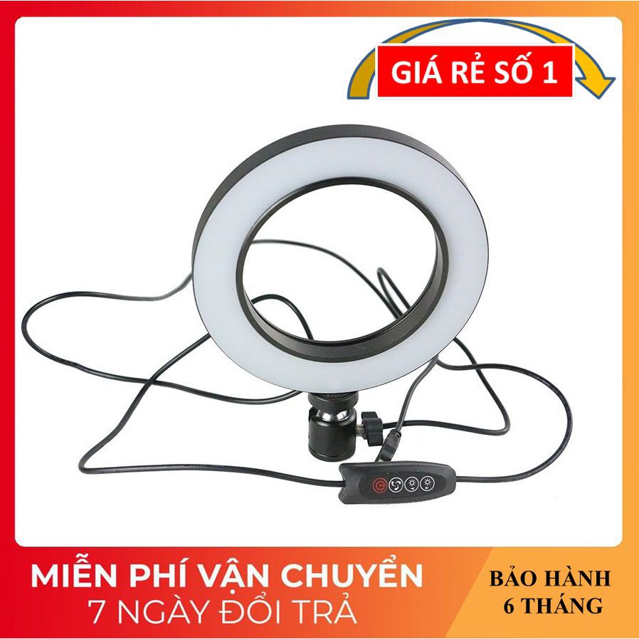 Đèn livestream ⚡Bảo hành 6 Tháng⚡ Đèn selfie chụp ảnh hỗ trợ 3 chế độ ánh sáng - Đèn Led có tăng giảm ánh sáng