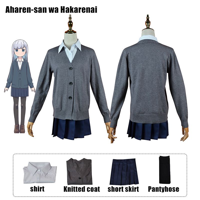Anime Aharen San Wa Hakarenai Aharen Reina Cosplay Costume Uniform Set Halloween Girl gift
