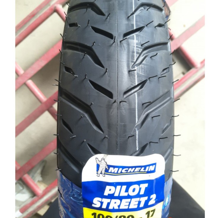 Vỏ Xe Máy, Lốp Xe Máy Michelin Pilot Street 2 100/70-17 bánh sau xe Côn Tay Exciter, Winner