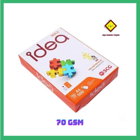 Giấy A4 Idea 70gsm 80gsm giấy in Photo A4 giá rẻ CAM KẾT CHẤT LƯỢNG