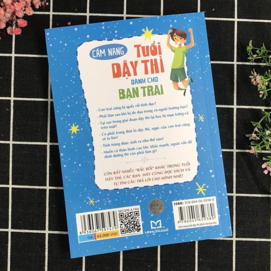 Sách - Cẩm nang tuổi dậy thì dành cho bạn trai [Minh Long]