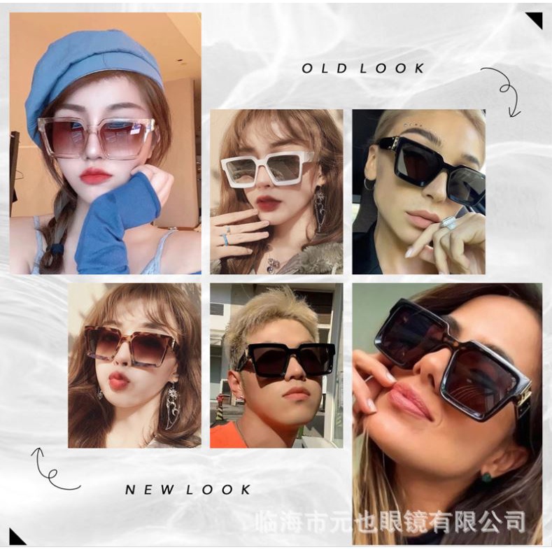 Kính mắt gọng vuông Nam Nữ Phong cách hàn quốc D37