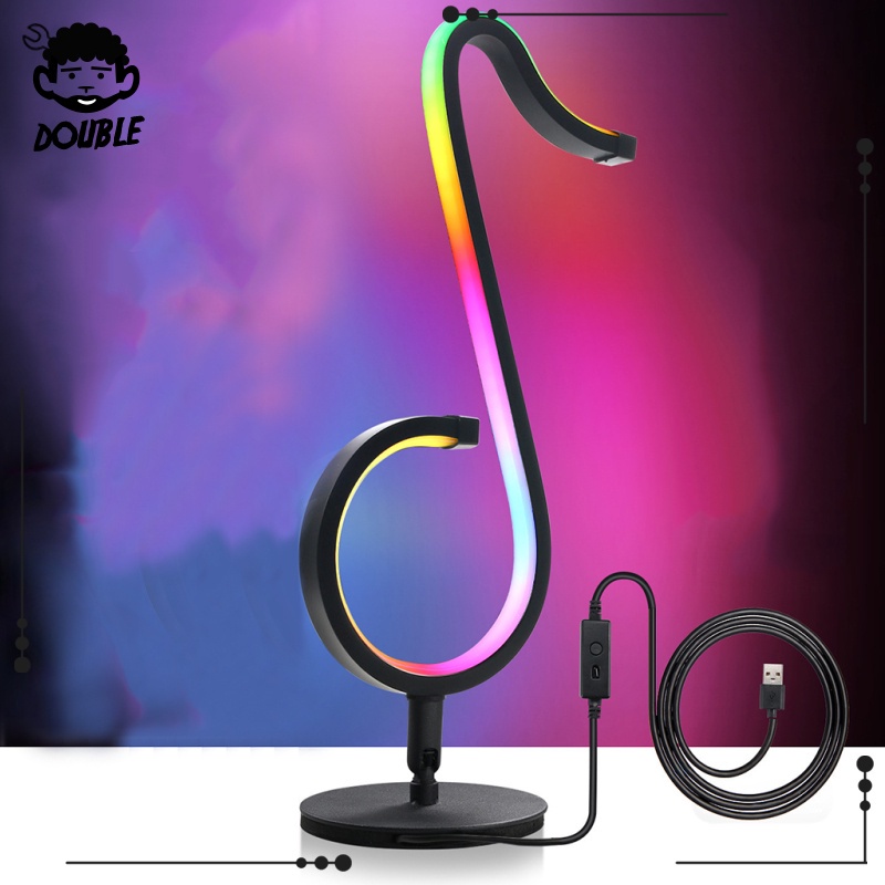 3D Magical Table USB Moon Light Dimmable Touch Sensor Desk Night Lamp Decor