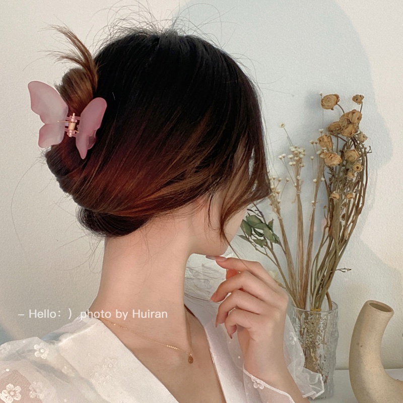 Kẹp Tóc Hình Bướm 3D Sống Động Phong Cách Hàn Quốc