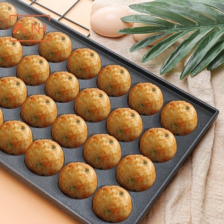 Tấm Nhôm Chống Dính Takoyaki 28 Lỗ 4cm