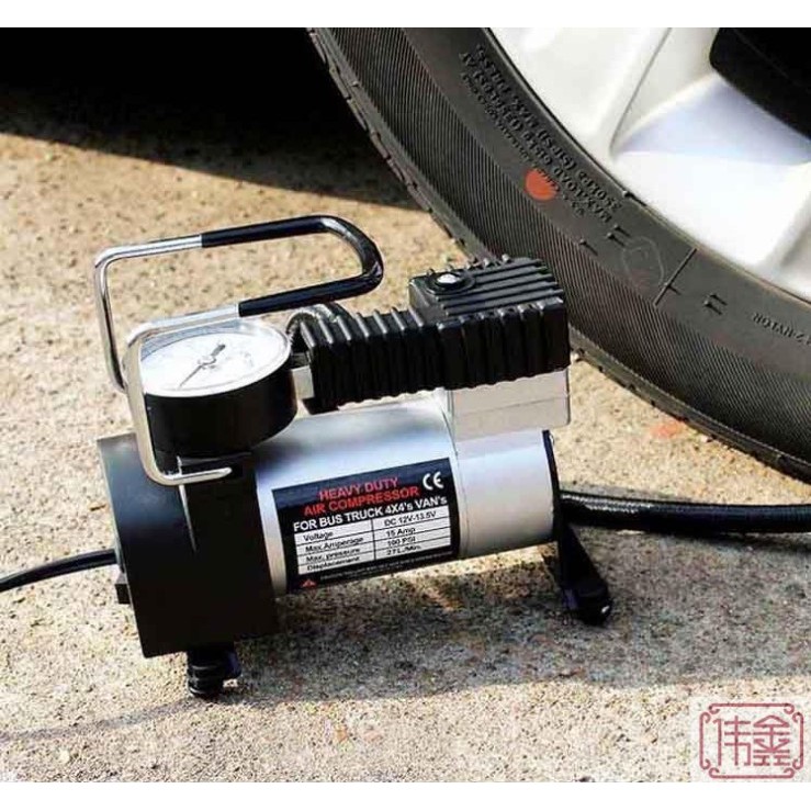 Máy bơm lốp ô tô 12V - Bơm lốp xe hơi mini