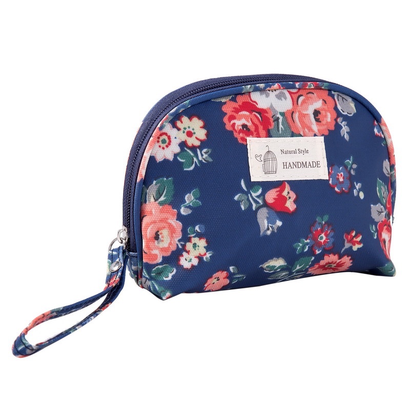 Túi Đựng Mỹ Phẩm Cầm Tay Hình Bán Nguyệt Chống Thấm Nước Tiện Dụng Mang Đi Du Lịch