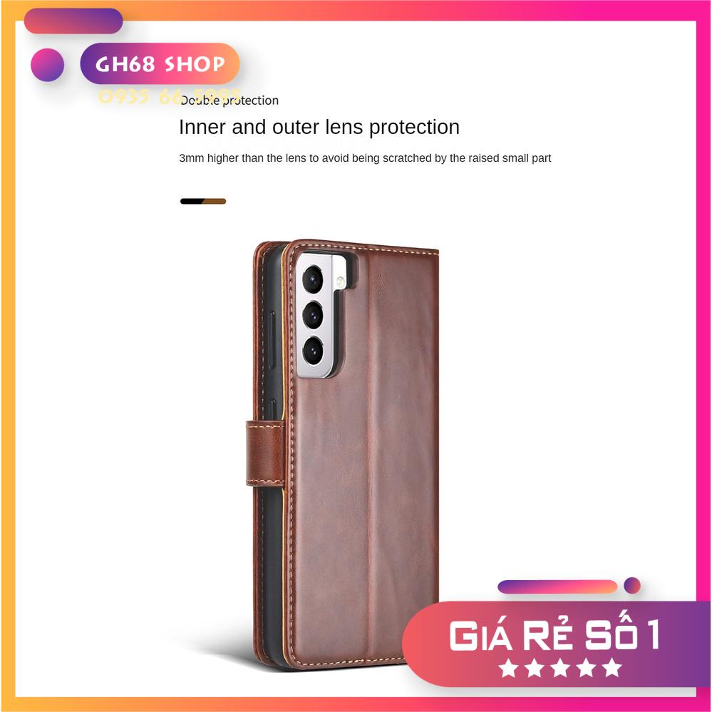 Bao da Puloka dạng ví cho Samsung S21 ,S 21 PLus, S21 Ultra