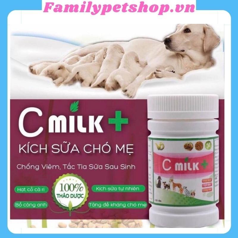 C-milk kích sữa tăng tiết sữa giảm viêm tuyến sữa cho chó mèo -familypetshop.vn