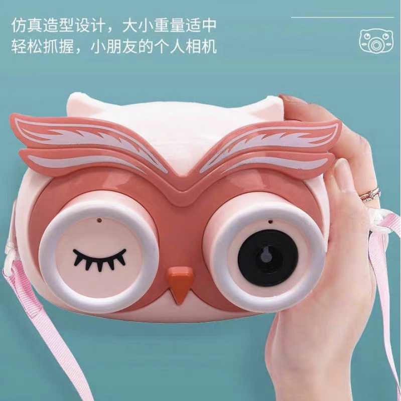 Máy chụp ảnh bắn bong bóng - Máy chụp hình chú heo dễ thương bắng bong bóng xà phòng dành cho các bé tặng kèm pin
