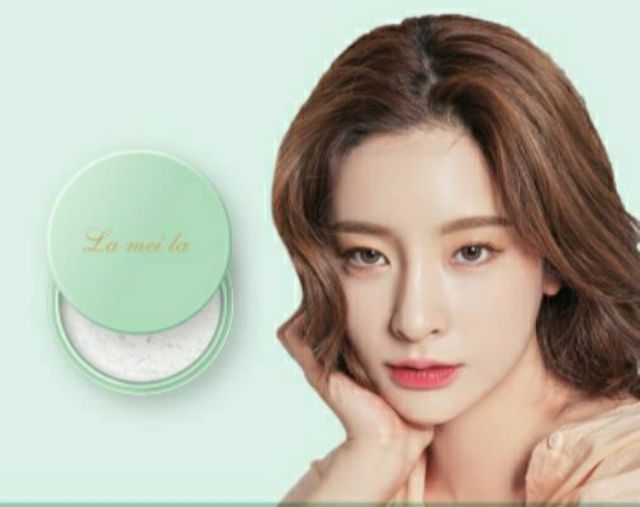 Phấn phủ kiềm dầu dạng bột Lameila trái tim nội địa Trung Kallyn Beauti