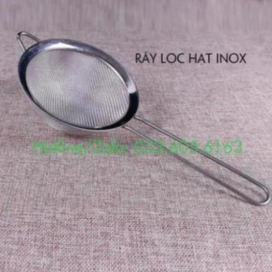 Vợt Rây lọc hạt chanh - Rây lọc trà - Rây lọc bột chất liệu Inox - Dụng cụ pha chế TV