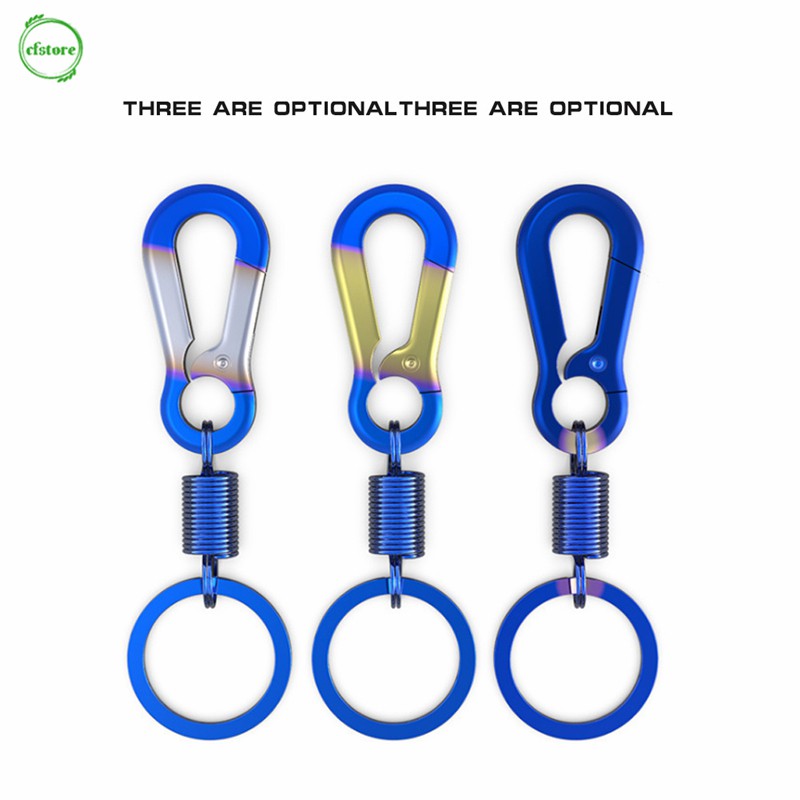 Móc khóa mạ titan thiết kế sáng tạo cho xe hơi