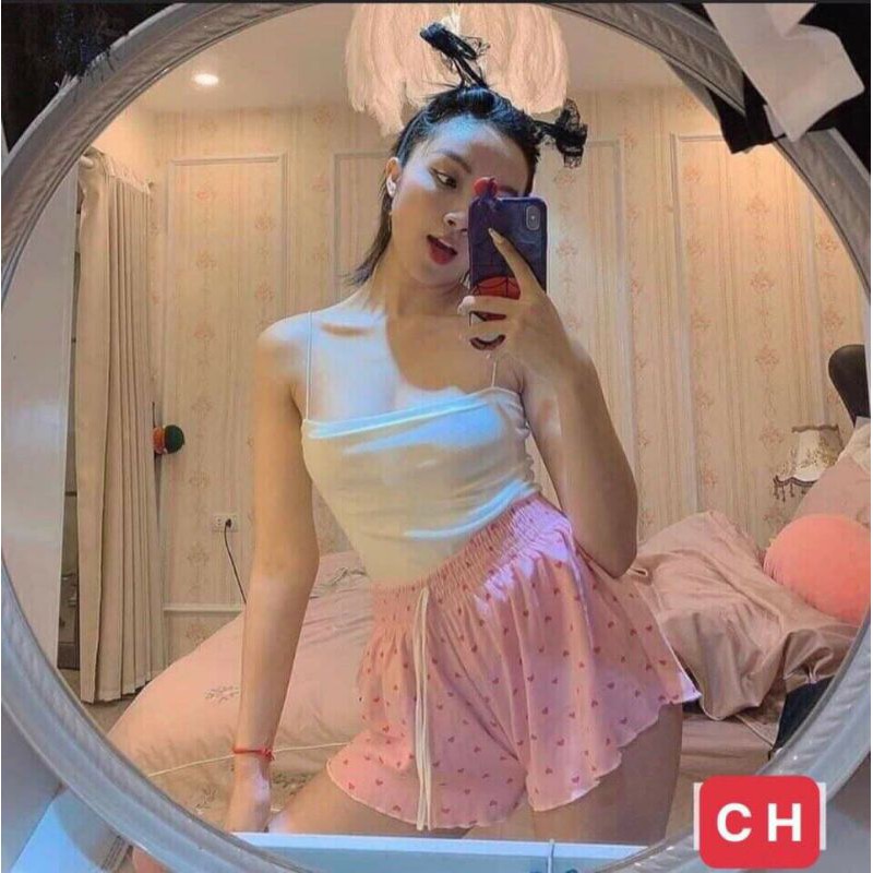 [MÃ ANHP12999 GIẢM 3000 ĐƠN 99K]Quần đùi trơn nữ ngủ nữ,dáng xinh chất đẹp mặc mát