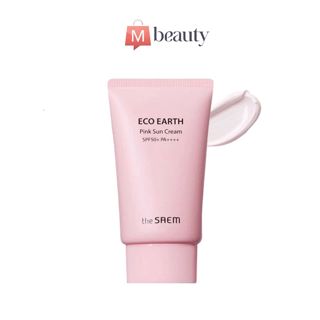 [HÀNG CHÍNH HÃNG] Kem Chống Nắng Ngăn Ngừa Tia UVA và UVB The Saem Eco Earth Sun Cream 50g | BigBuy360 - bigbuy360.vn
