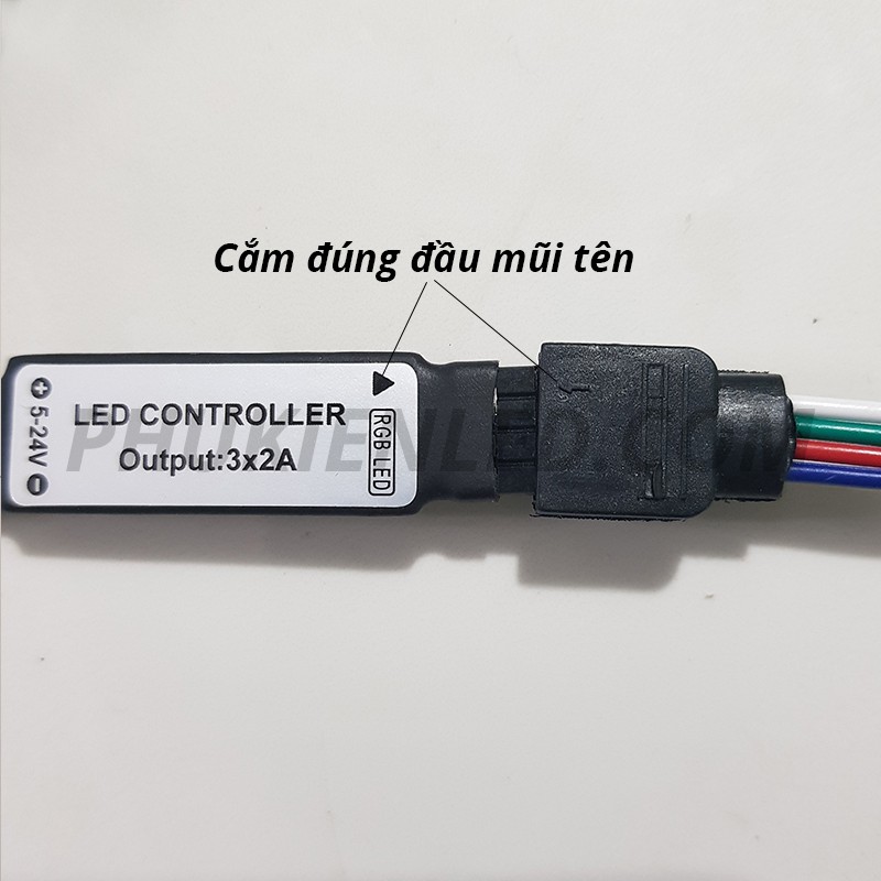 Combo Led dây nhiều màu RGB 5050 5V và bộ mạch nháy có điều khiển từ xa dùng điện cổng USB | BigBuy360 - bigbuy360.vn