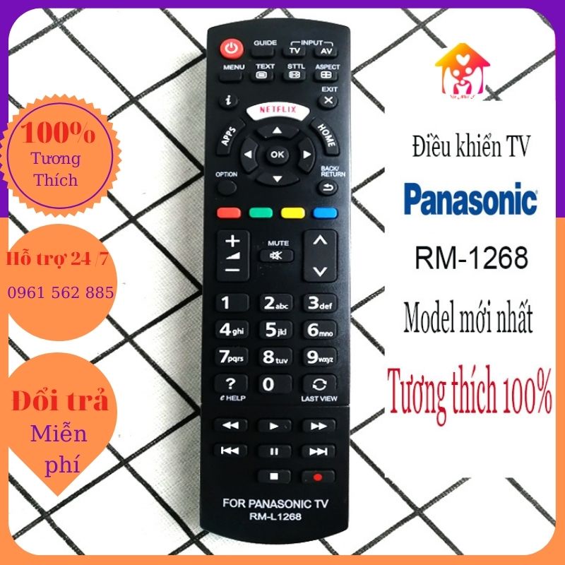 Remote Điều Khiển Tivi Panasonic Dài