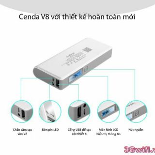 Hot ! Pin chính hãng CENDA V8 LCD