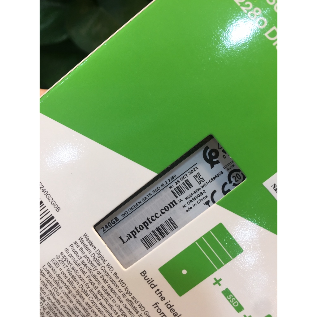 Ổ CỨNG SSD 240GB M.2 2280 SATA III – WD Green | BigBuy360 - bigbuy360.vn