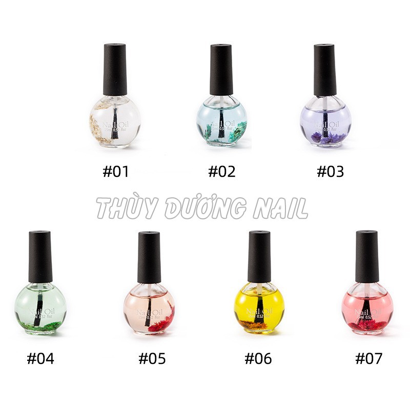 Dưỡng móng, phục hồi móng Nail Oil 15ml (hương ngẫu nhiên)