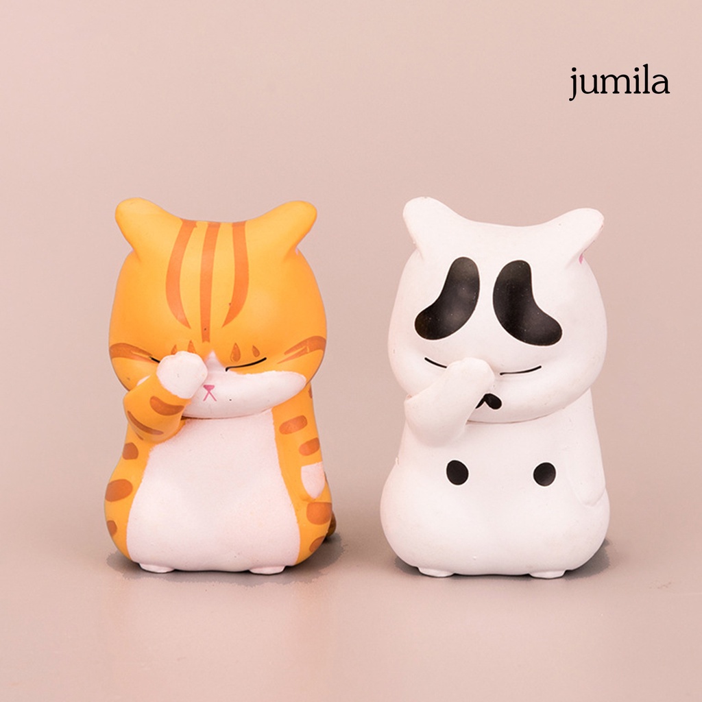 Mô Hình Mèo Con Bằng Nhựa Resin Dùng Trang Trí Nhà Cửa