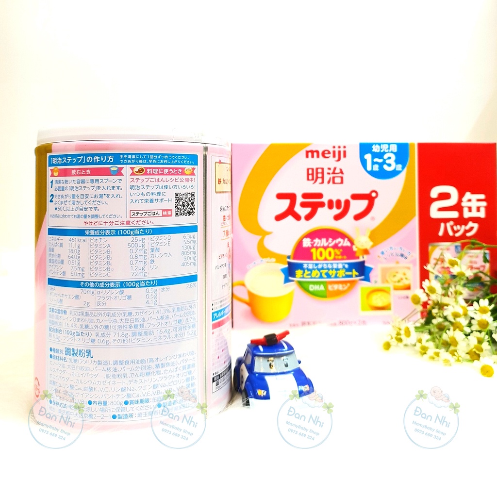 Sữa MEIJI Nội Địa Nhật Giúp Bé Khỏe Mạnh Phát Triển Toàn Diện Lon 800g