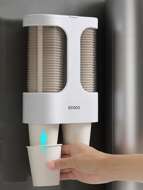 Hộp đựng cốc giấy tự động ecoco hàng cao cấp