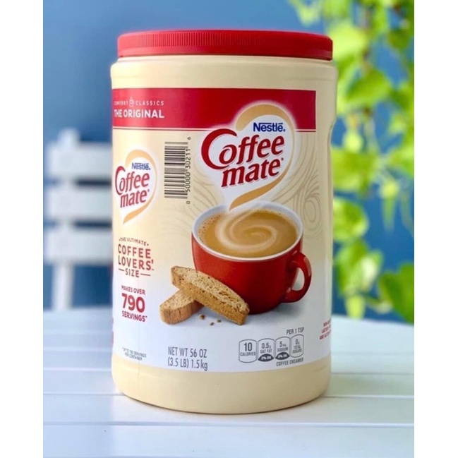 Bột Kem Sữa Coffe Mate Mỹ 1.5Kg , Bột Kem Béo Mỹ
