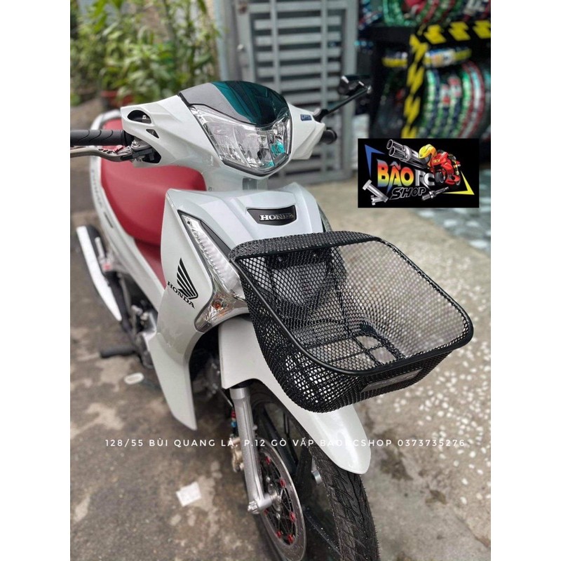 Combo rổ pat nạ H2C gắn xe Future 125i đèn led chính hãng