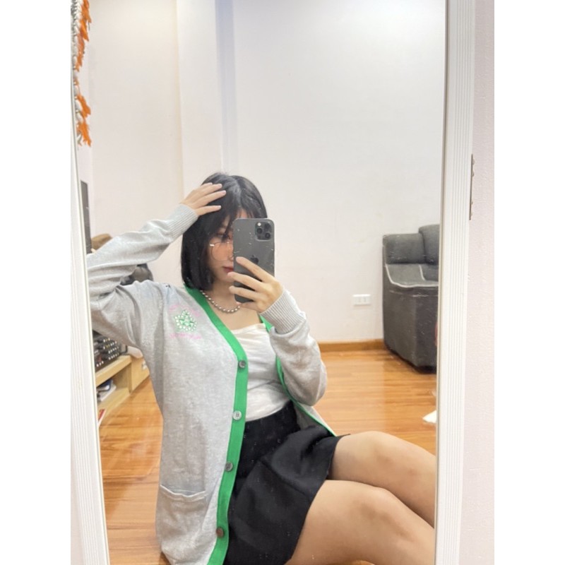 [SẴN] ẢNH THẬT] Áo khoác len cardigan phong cách Hàn Quốc