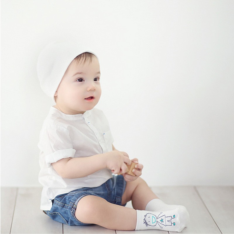 Vớ Cotton Họa Tiết Hoạt Hình Cho Bé Từ 0 Đến 36 Tháng Tuổi