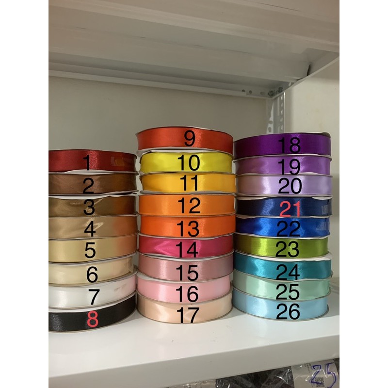 Ruy băng lụa 2.5cm | BigBuy360 - bigbuy360.vn