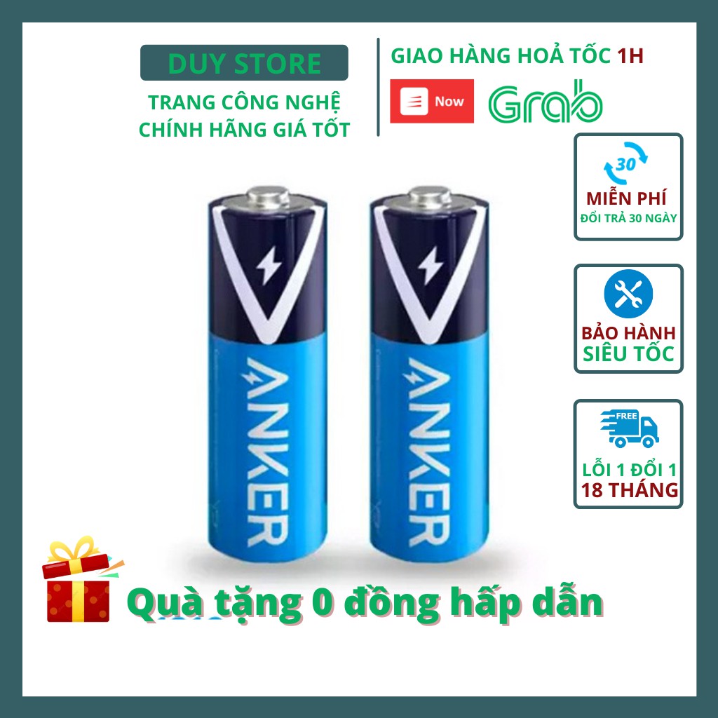 Pin kiềm con thỏ Anker B1810 B1820 AA/AAA Alkaline 2 viên - duystore