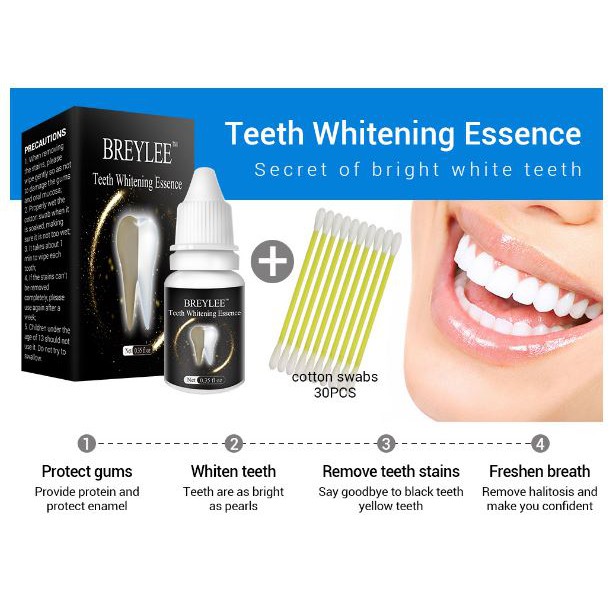 Tinh Chất Breylee Làm Trắng Răng Teeth Whitening Essence VG