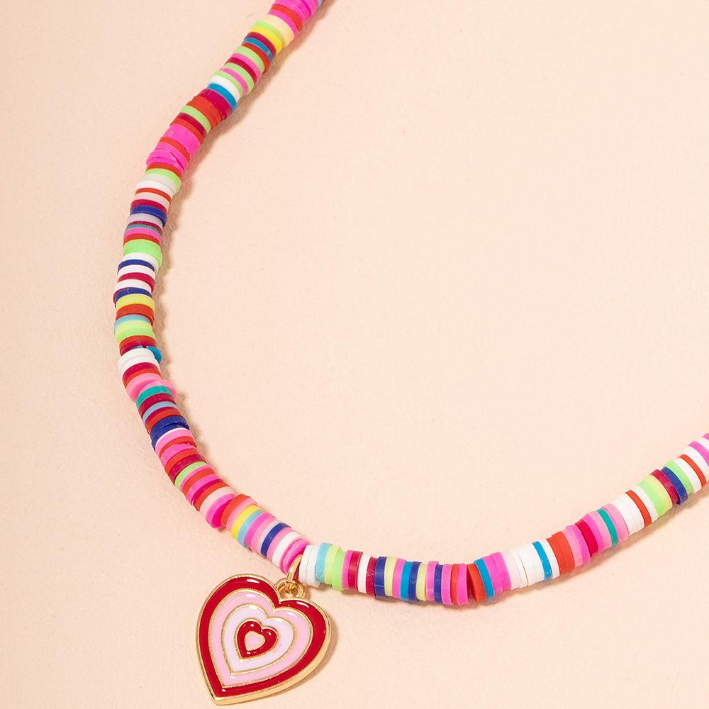 Vòng cổ Đất Sét Nhiều Màu Độc Đáo Đơn Giản Phong Cách Hàn Quốc