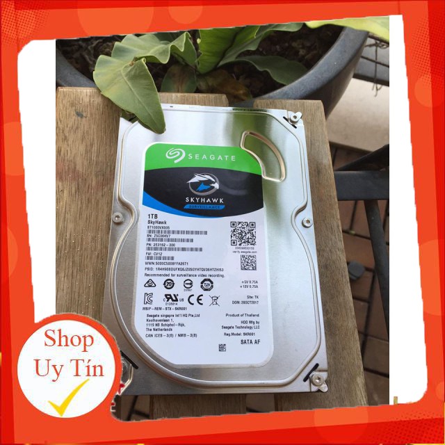Ổ cứng Seagate 1TB Skyhawk chuyên dùng cho hệ thống Camera Chính hãng🔥BẢO HÀNH 36 THÁNG🔥 Mua 1 đổi 1