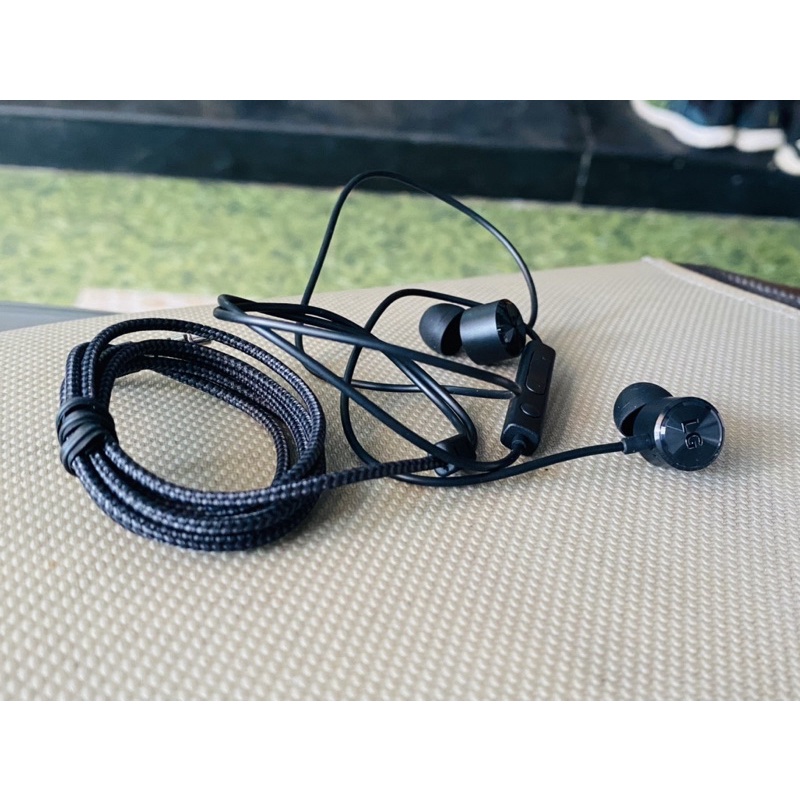 Tai Nghe Zin Theo Máy Jack 3.5 L G V 50 Chất Liệu Dây Dù Tích Hợp Mic Bass Cực Hay