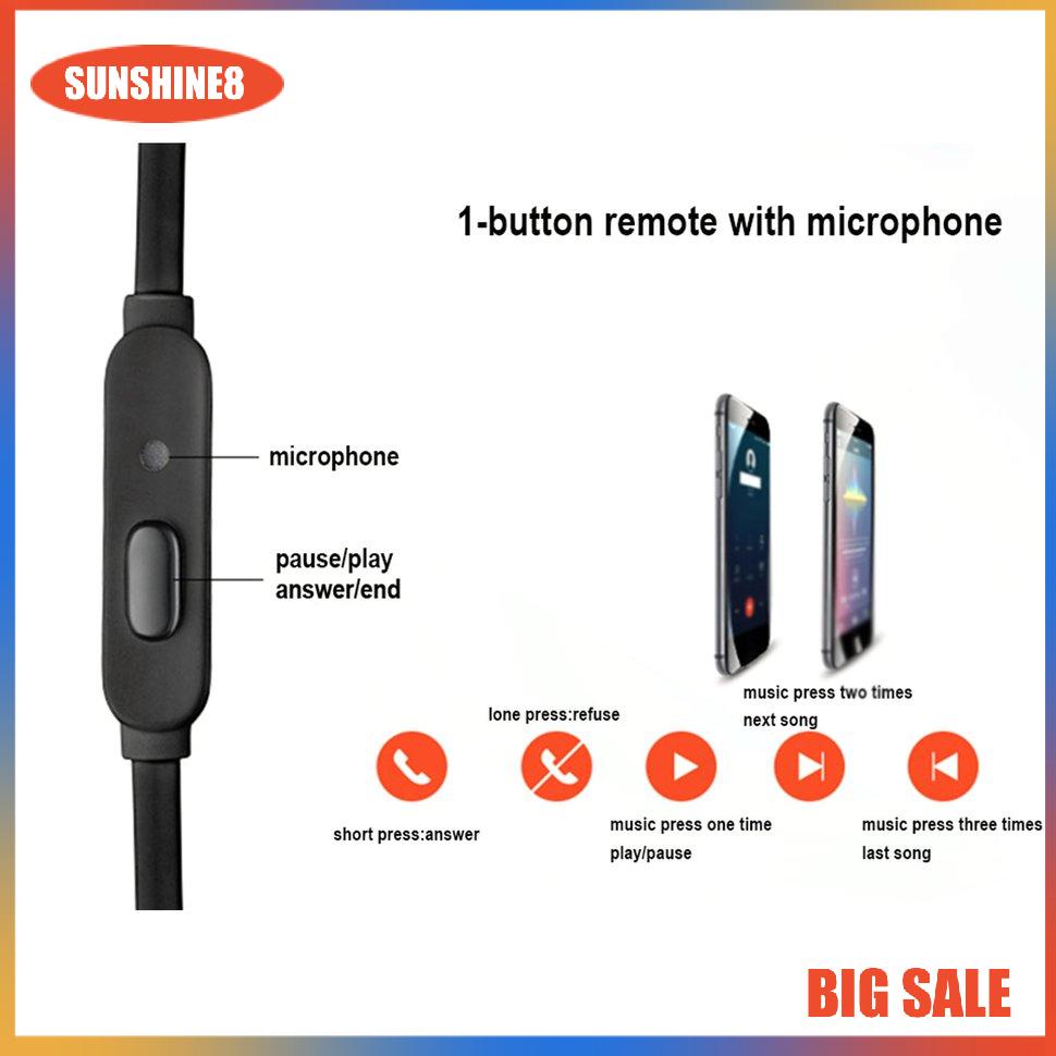 【SUN】Headphones JBL Tune T205 Sports Earphone With Mic Wireless Half In-Ear Headset