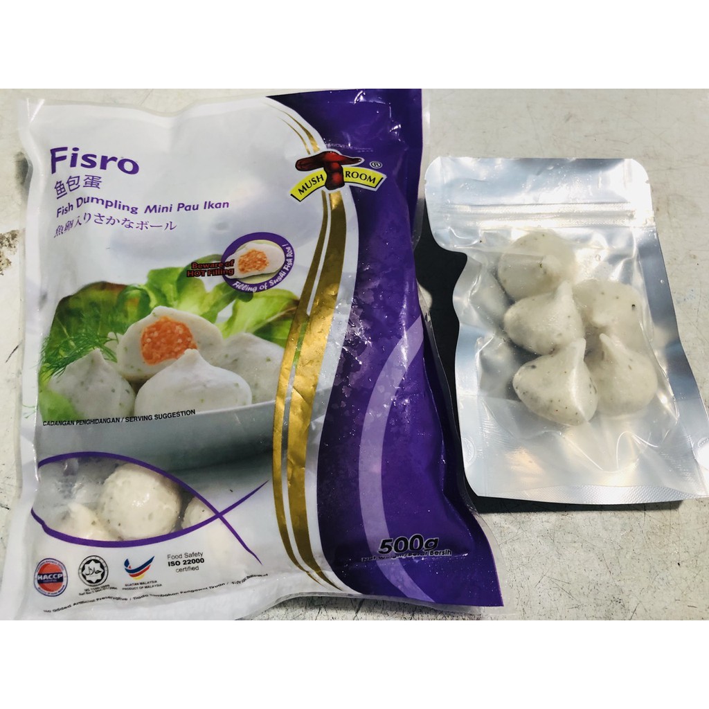 viên thả lẩu cá viên nhân trứng cá hồi gói 500g nhập khẩu Malaysia