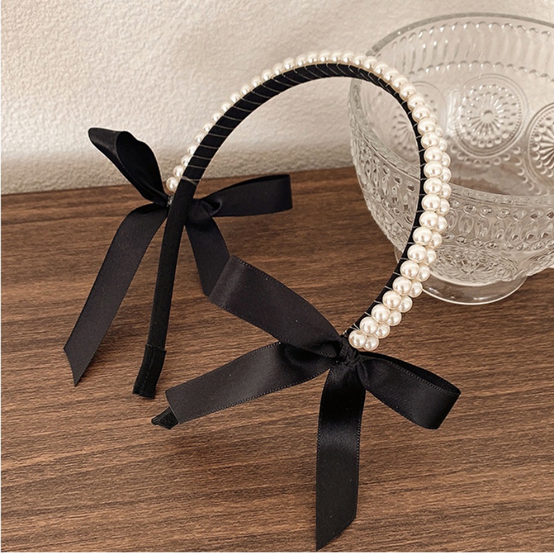 Băng Đô Cài Tóc Đính Ngọc Trai Giả Toàn Diện Chống Trượt Phong Cách Cổ Điển Thời Trang Tinh Tế Cho Nữ