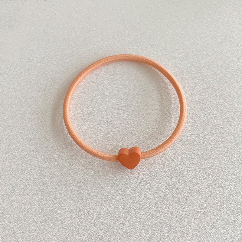 Dây buộc tóc cao su co giãn màu kẹo đơn giản thời trang Hàn Quốc cho nữ