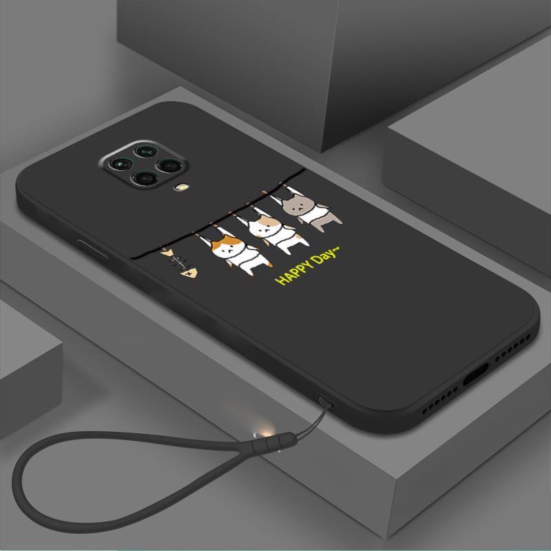 Ốp lưng REDMI NOTE 9S XIAOMI REDMI NOTE 9 PRO Ốp Điện Thoại Silicon Mềm Mịn Thiết Kế Hình Mèo LSMM01 Cho REDMI NOTE 9S XIAOMI REDMI NOTE 9 PRO viền vuông cute