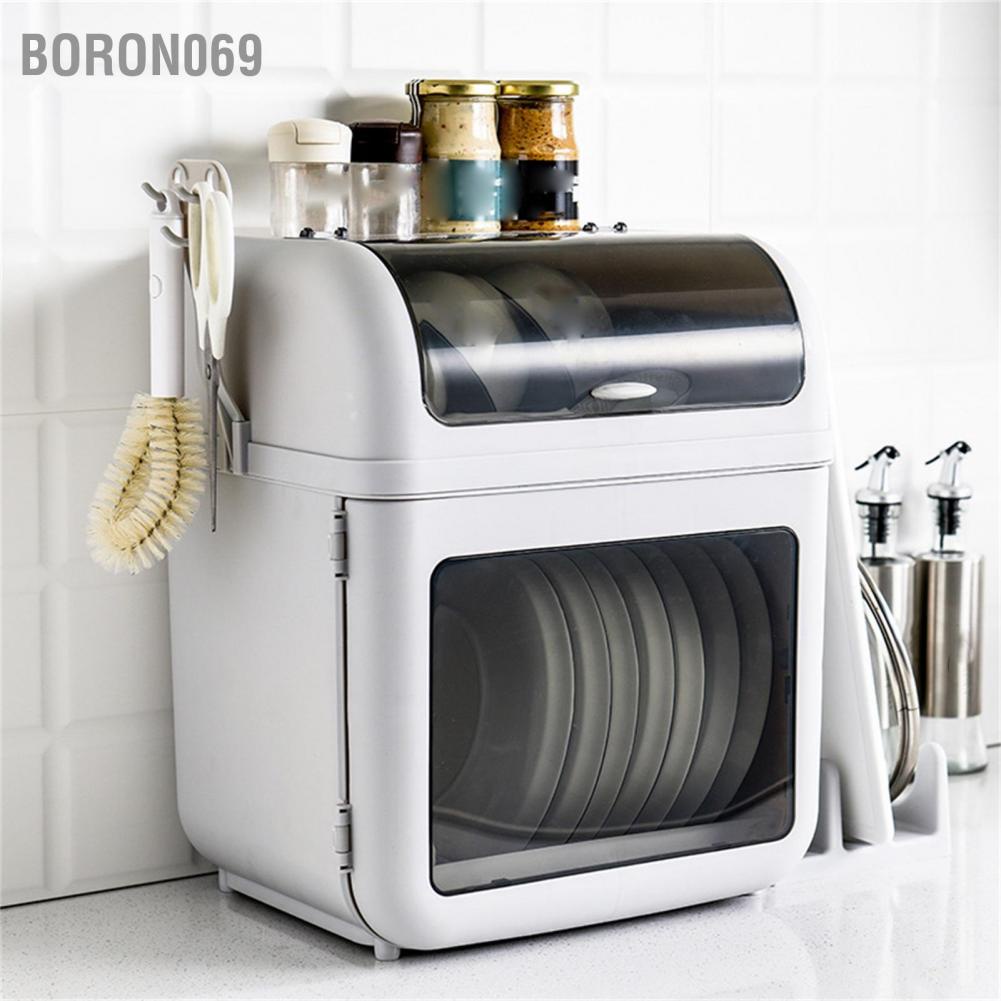 Máy sấy bát đĩa bằng điện Bộ đồ ăn Bát Kệ đựng đũa Làm sạch tủ cho gia đình Boron069