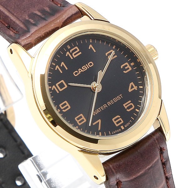 Đồng hồ nữ dây da Casio chính hãng Anh Khuê LTP-V001GL-1BUDF (25mm)