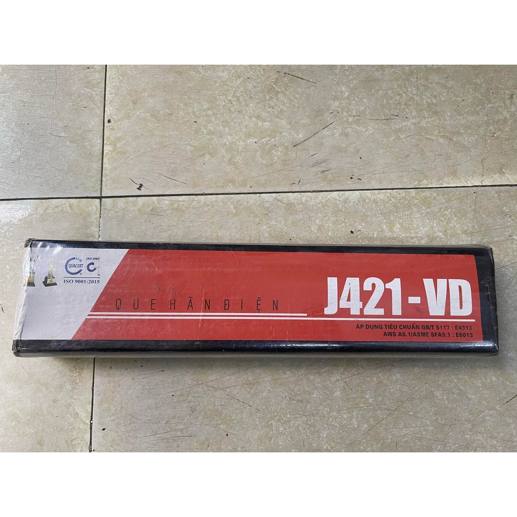 5kg Que hàn Việt Đức 2.5 - 3.2mm - 4mm que hàn sắt