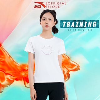 Áo thun thể thao nữ Cross-traning A-COOL Cotton Anta 862117112-3